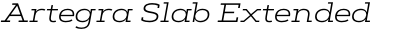 Artegra Slab Extended Light Italic